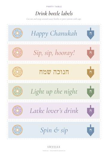 Preview of Drink bottle labels